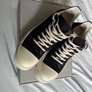 rick owens drkshdw ramones low